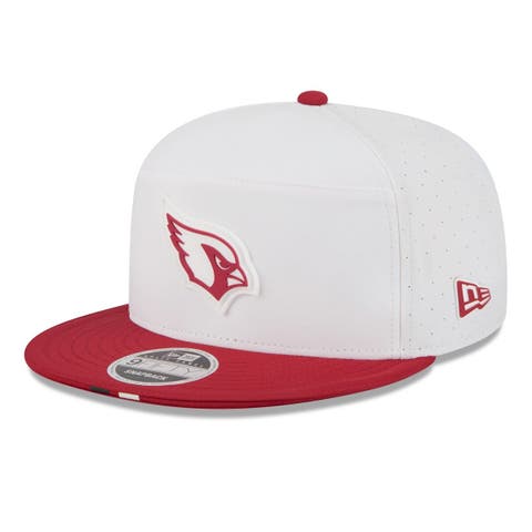 Men's New Era  White/Cardinal Arizona Cardinals 2025 NFL Training Camp Split Panel 9FIFTY Snapback Hat