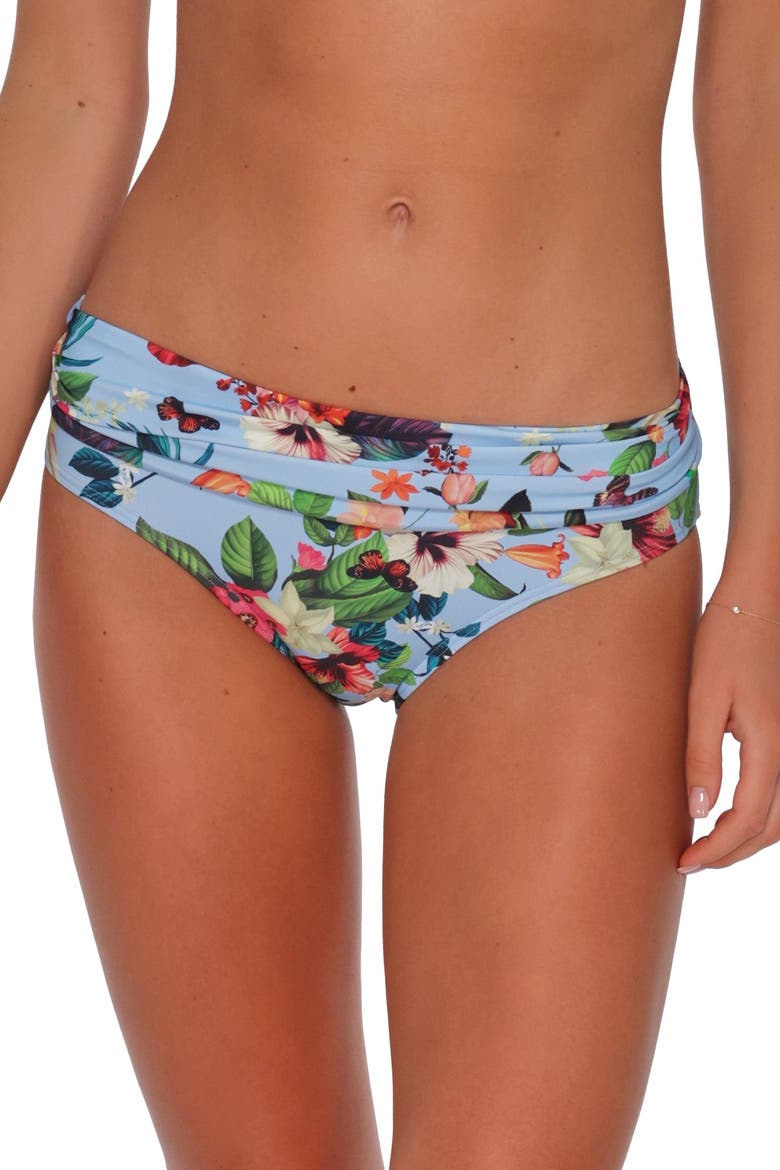 Unforgettable Bikini Swim Bottoms, Alternate, color, Budding Romance