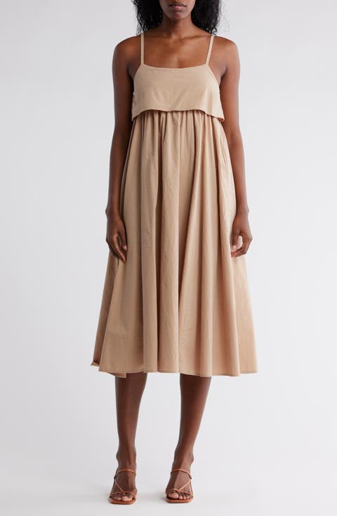 Bahamas Popover Midi Dress