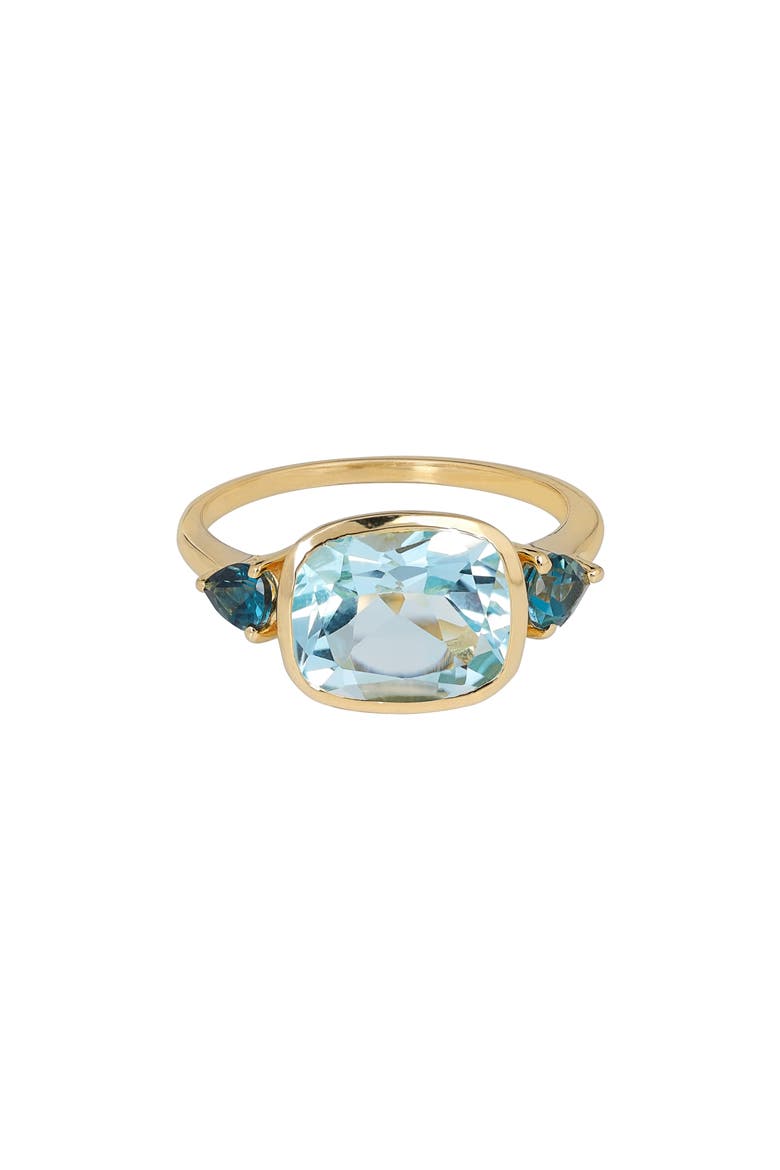 East/West Sky Blue Topaz Ring, Alternate, color, BLUE