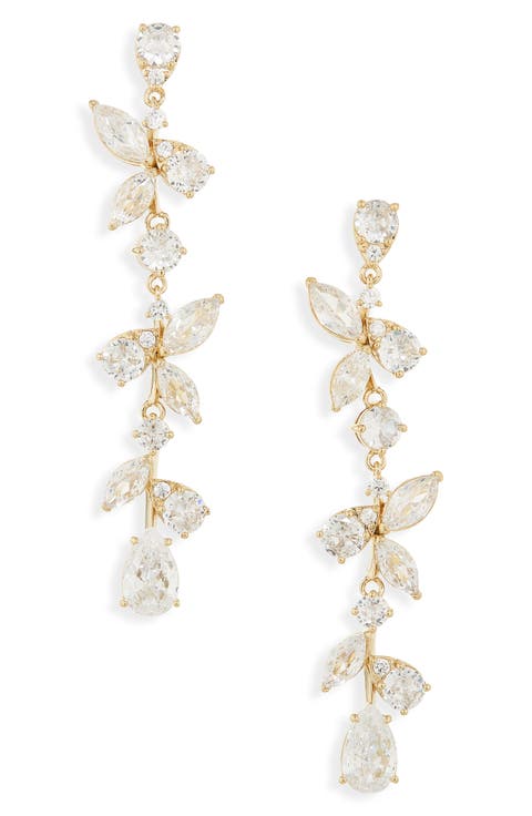 Hyacinth Linear Drop Earrings