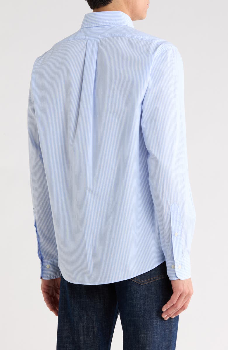 Brooks Brothers Regular Fit Cotton Button-Down Shirt, Alternate, color, Hydrangeastp