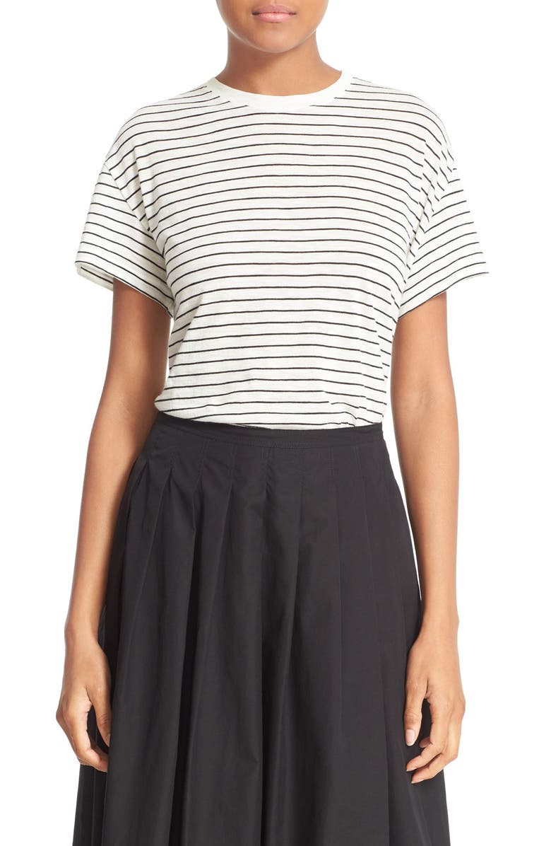 Vince Relaxed Stripe Tee, Main, color, 
