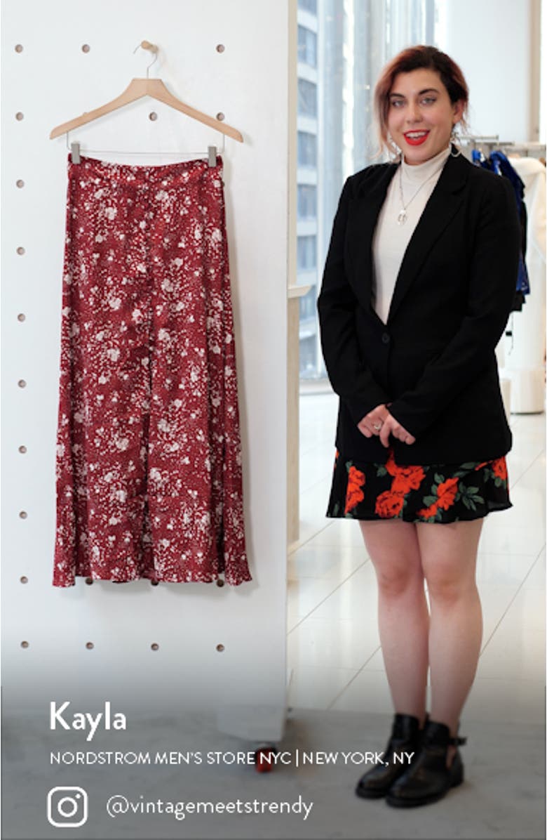 Sammy Floral Button-Up Skirt, sales video thumbnail