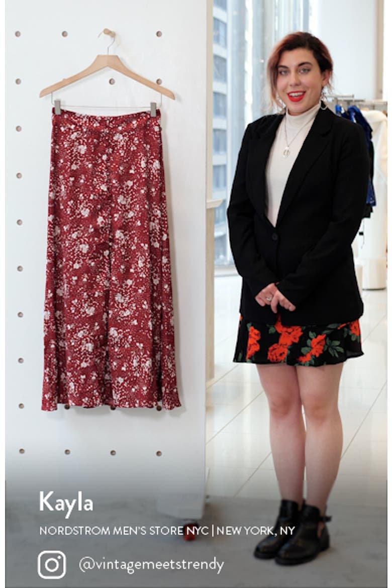 Sammy Floral Button-Up Skirt video