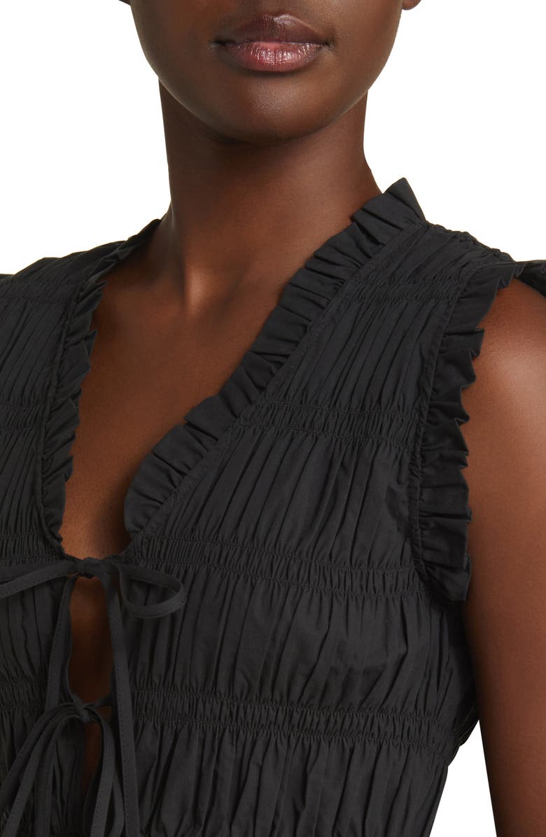 Rails Martine Smocked Ruffle Crop Top, Alternate, color,