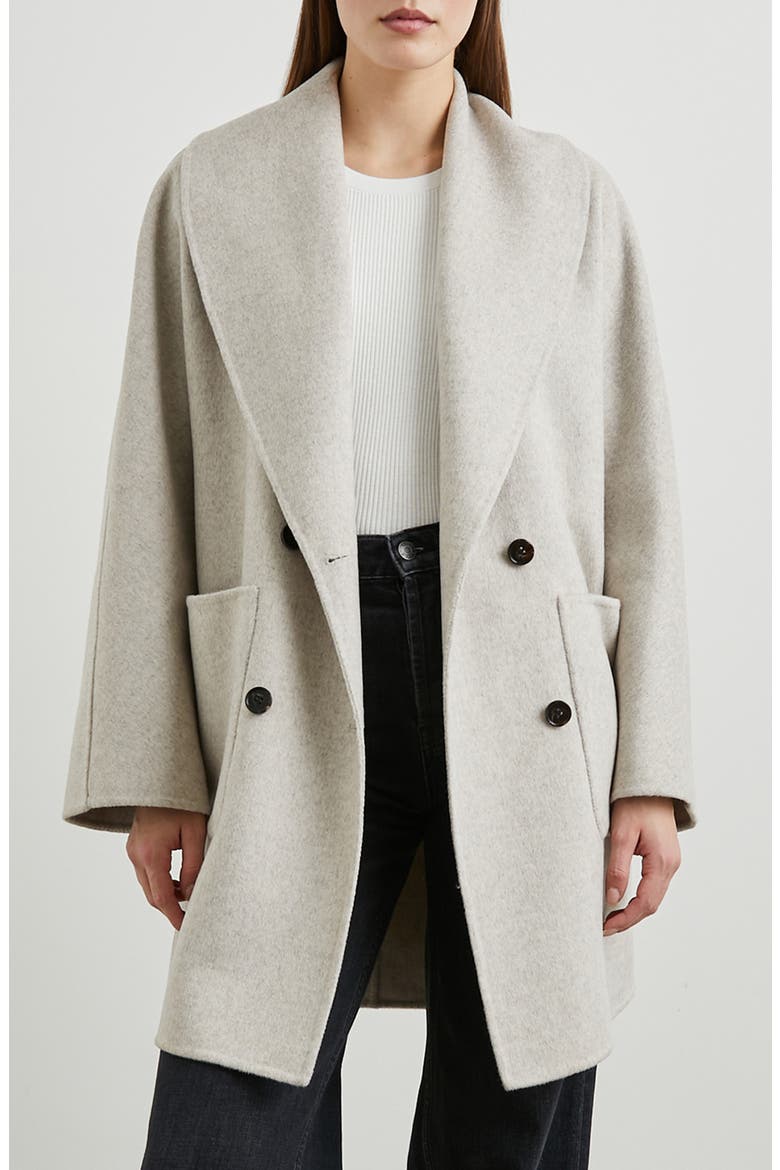 Nily Woold Blend Jacket, Main, color, OATMEAL
