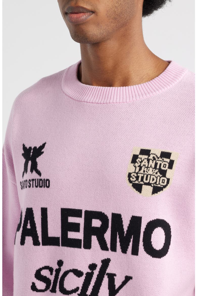 Palermo Crewneck Sweater, Alternate, color, GRATITUDE PINK