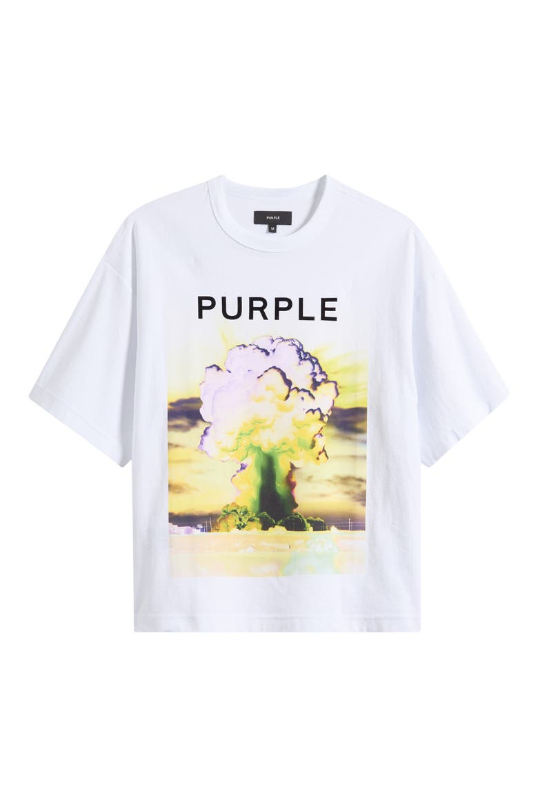 Textured Cotton Jersey Graphic T-Shirt, Alternate, color, WHITE