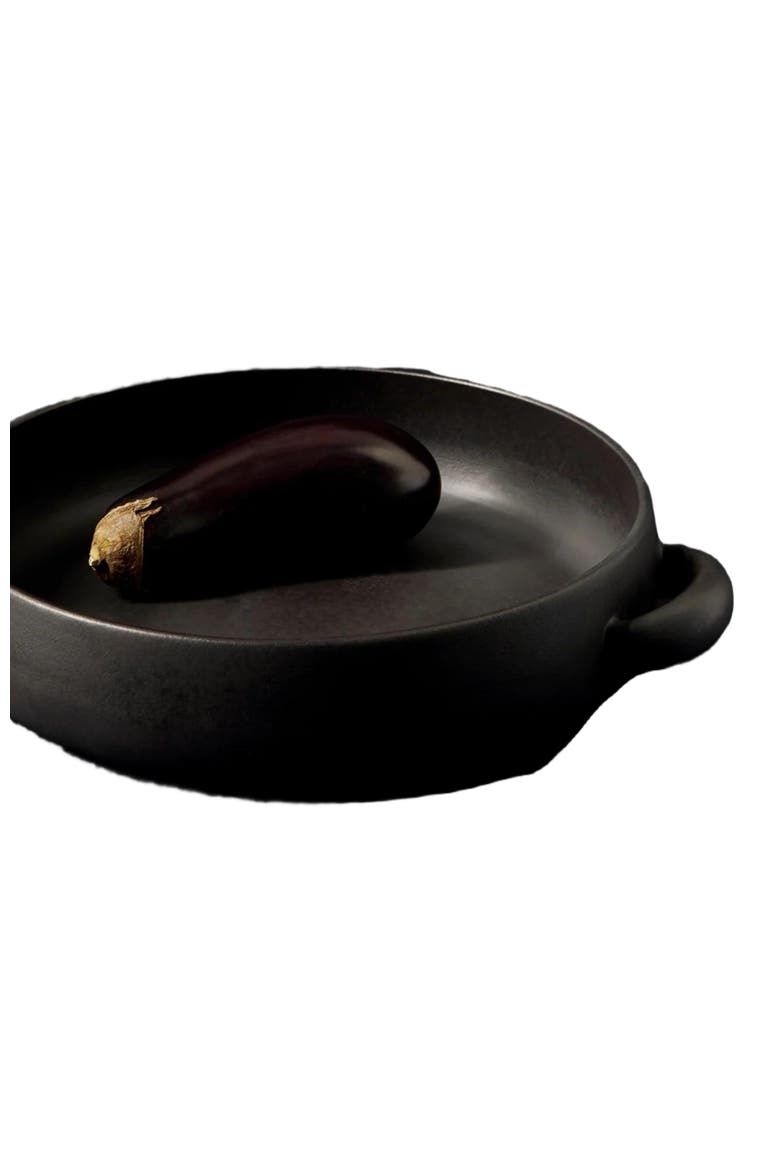 Large Serving Plate With Handles, Alternate, color, Black