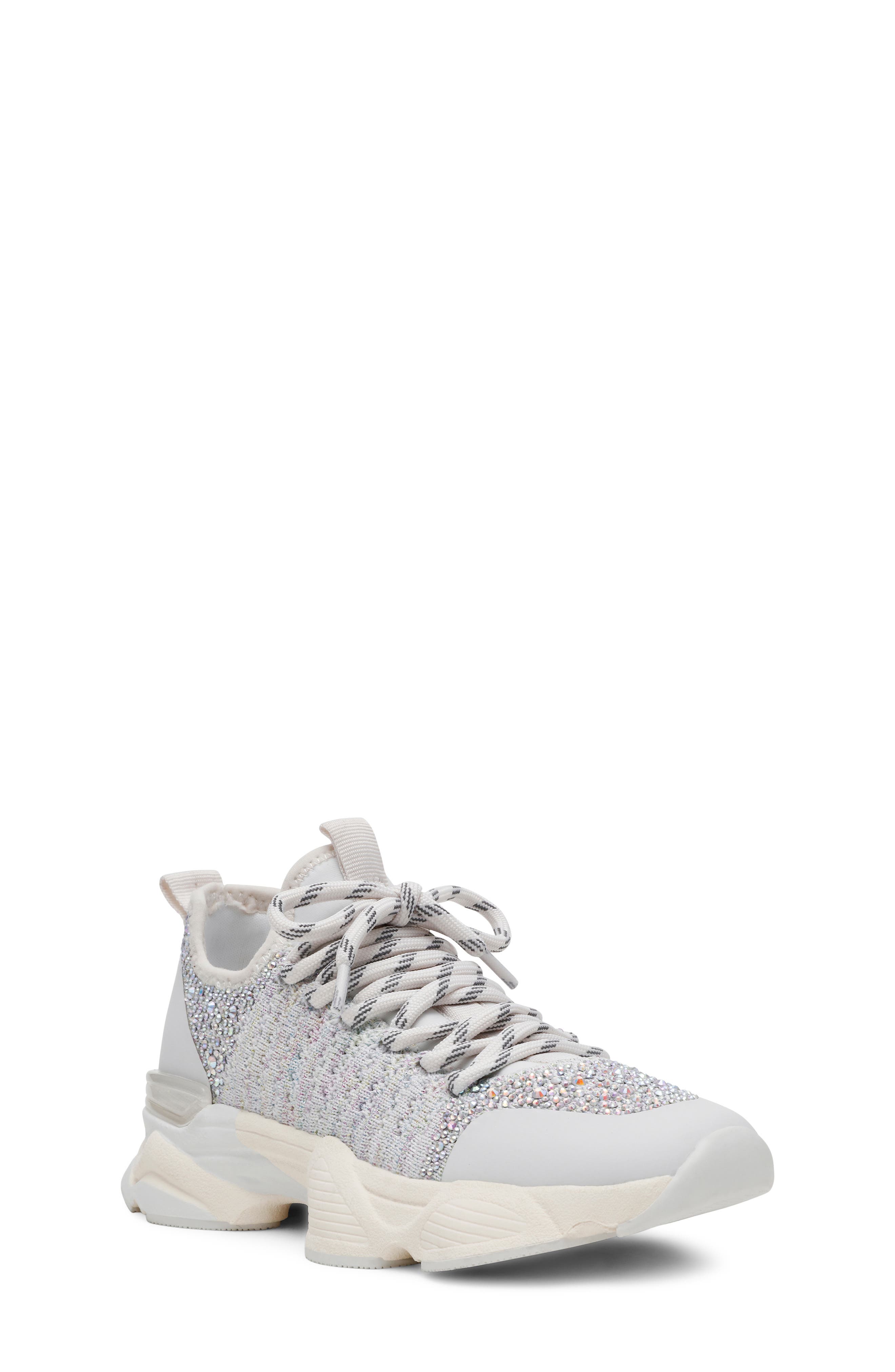 Steve Madden Kids' Jsolace Sneaker, Main, color, White Multi