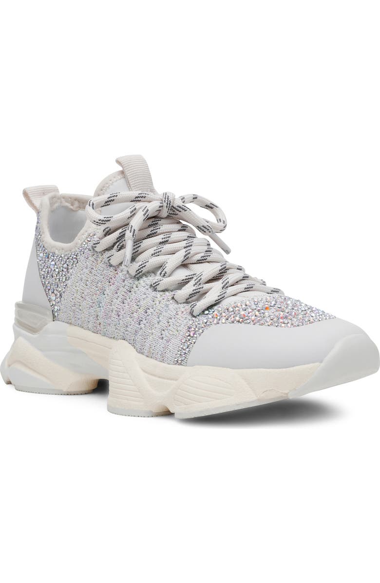 Steve Madden Kids' Jsolace Sneaker, Main, color, White Multi