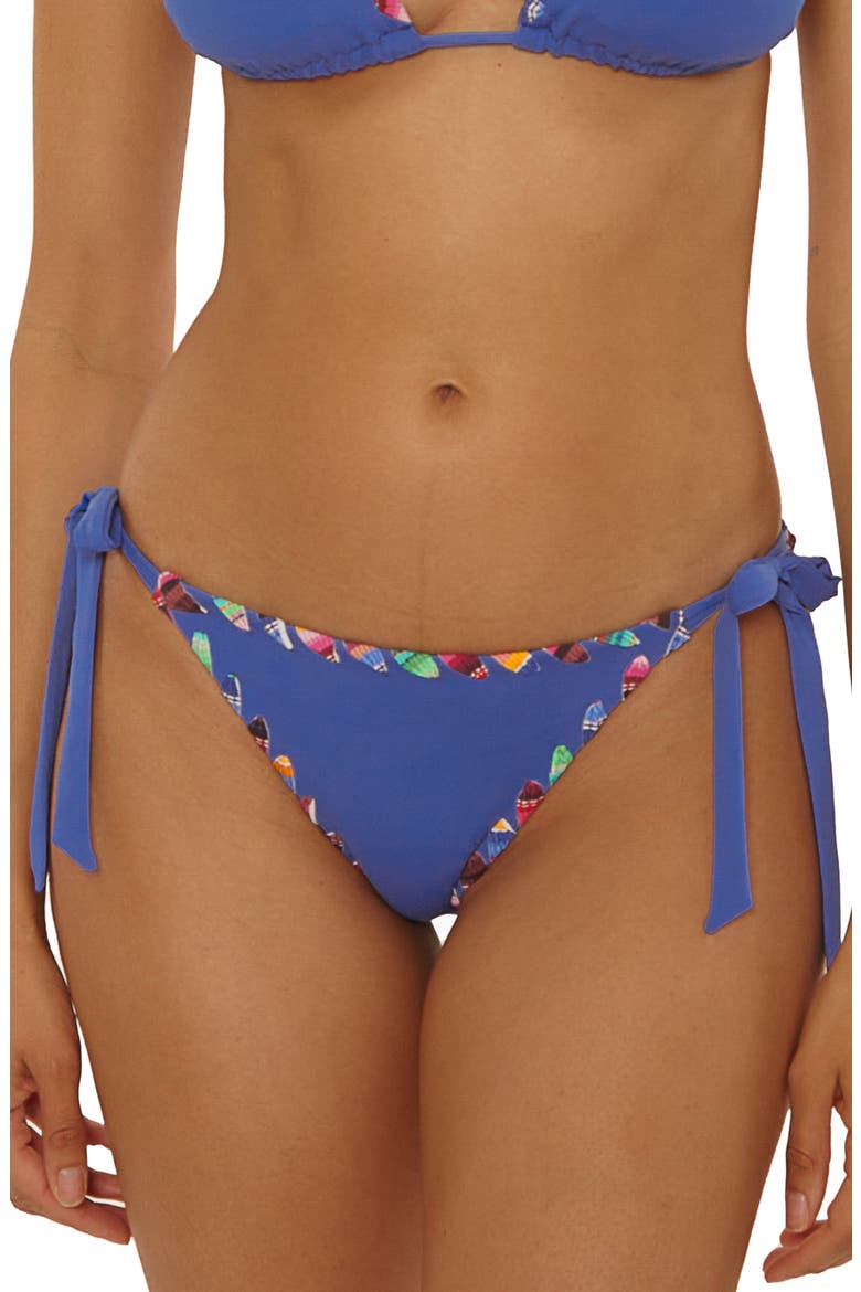 On the Edge Side Tie Bikini Bottoms, Main, color, LAPIS