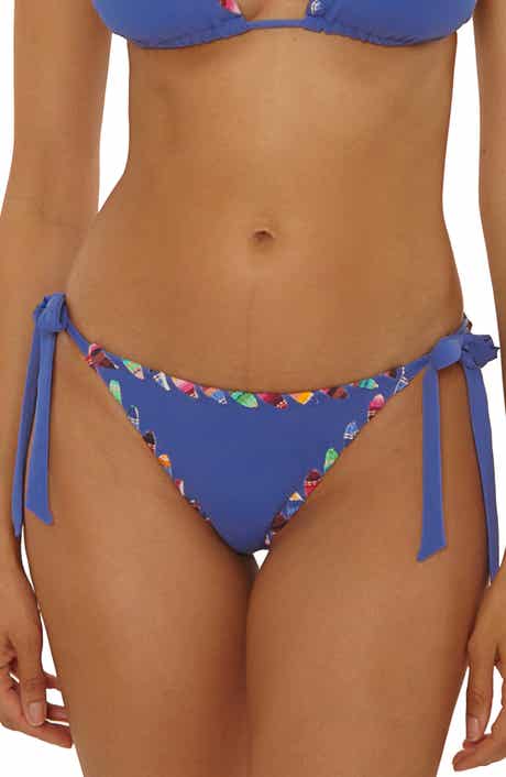 On the Edge Side Tie Bikini Bottoms
