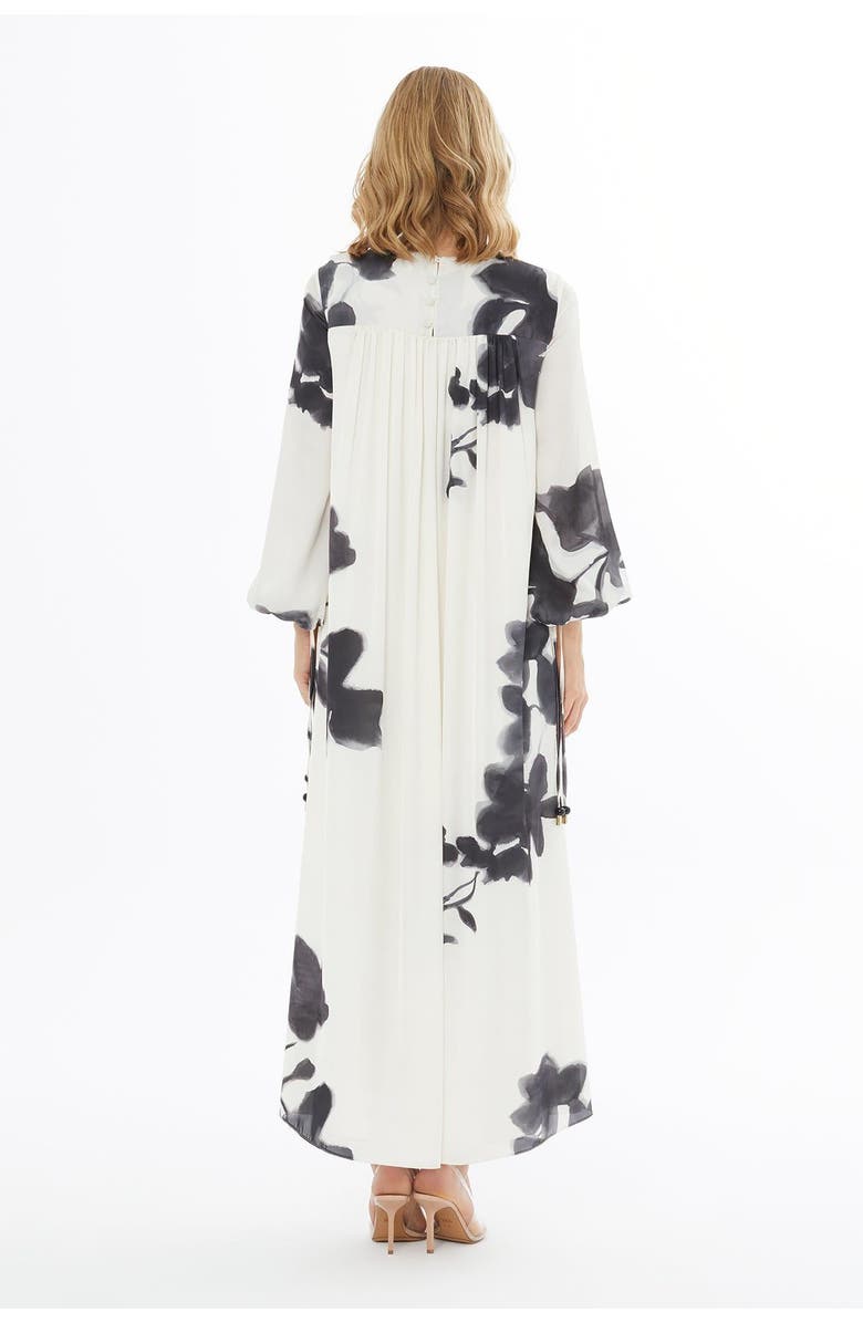 Gizia Ruffled Dress with Back Button Closure, Main, color, Black