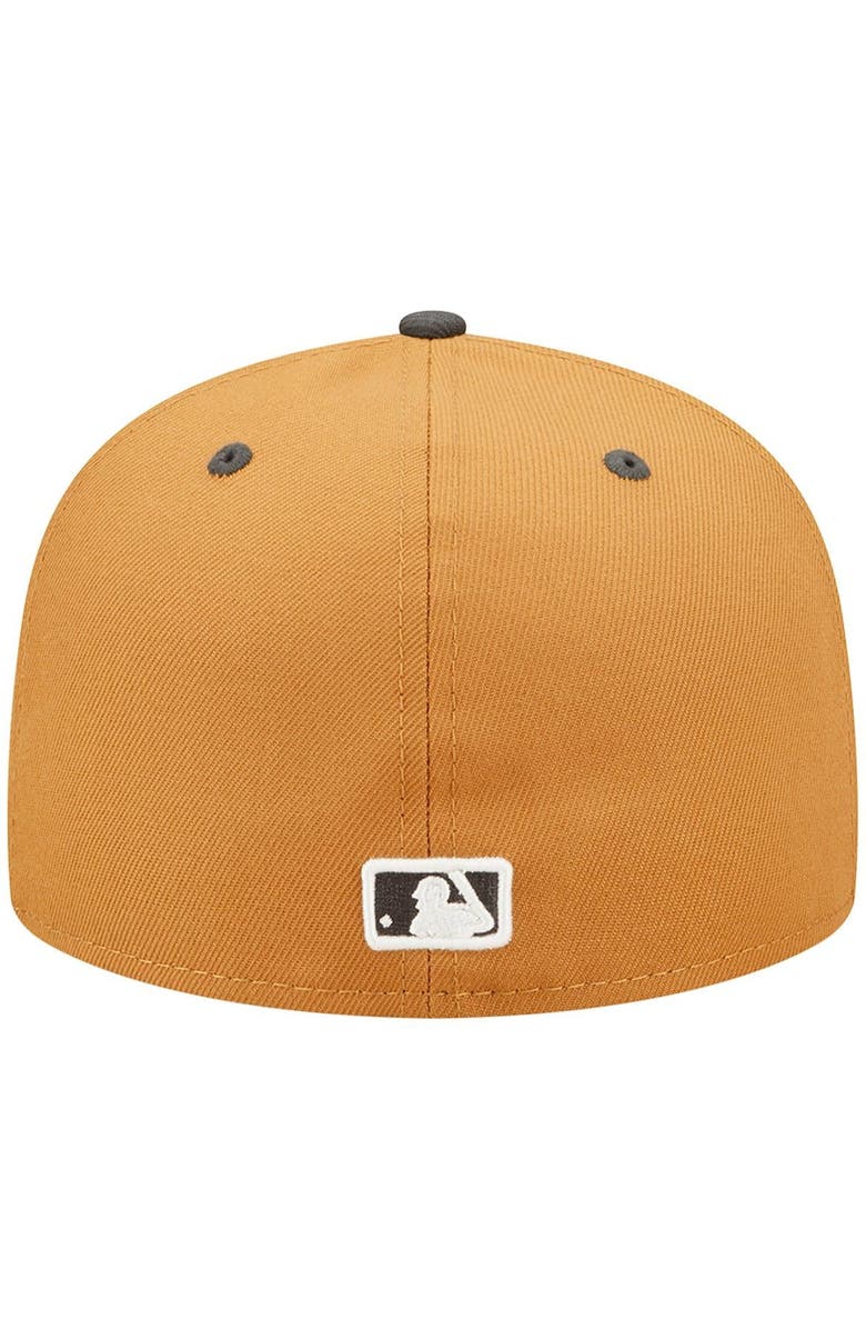 New Era Men's New Era Brown/Charcoal Kansas City Royals Two-Tone Color Pack 59FIFTY Fitted Hat, Alternate, color, 