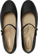 Lands' End Classic Leather Mary Jane Flats