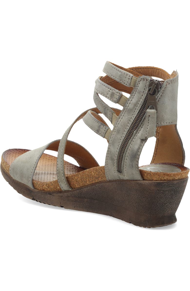 Miz Mooz Shay Strappy Wedge Sandal, Alternate, color,
