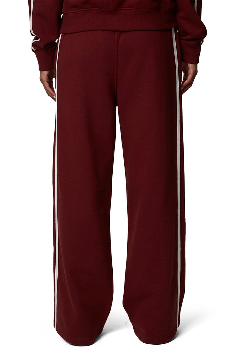 Emblem Sport Tracksuit Joggers, Alternate, color, Burgundy