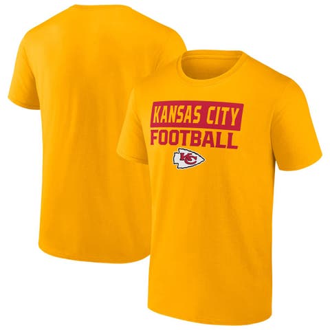 Men's Fanatics  Gold Kansas City Chiefs Serve T-Shirt