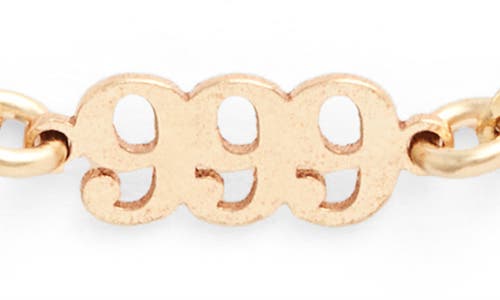 Set & Stones Angel Numbers Bracelet In Gold