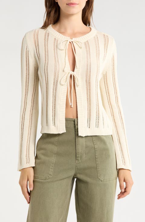 Tie Front Cardigan