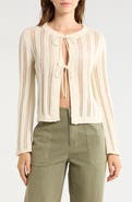 Abound Tie Front Cardigan