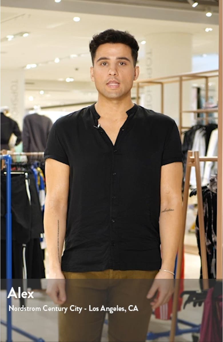 Sequin Puff Sleeve Fit & Flare Dress, sales video thumbnail