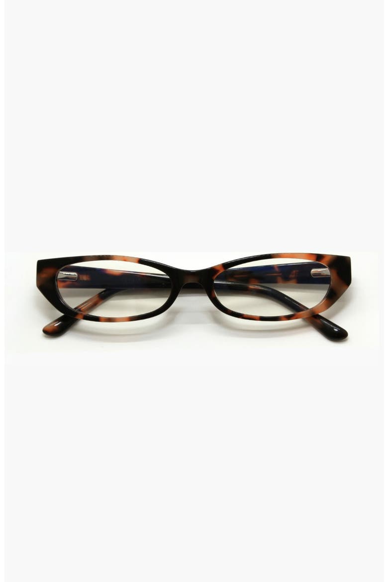 Gisele Blue Light Glasses, Main, color, Brown