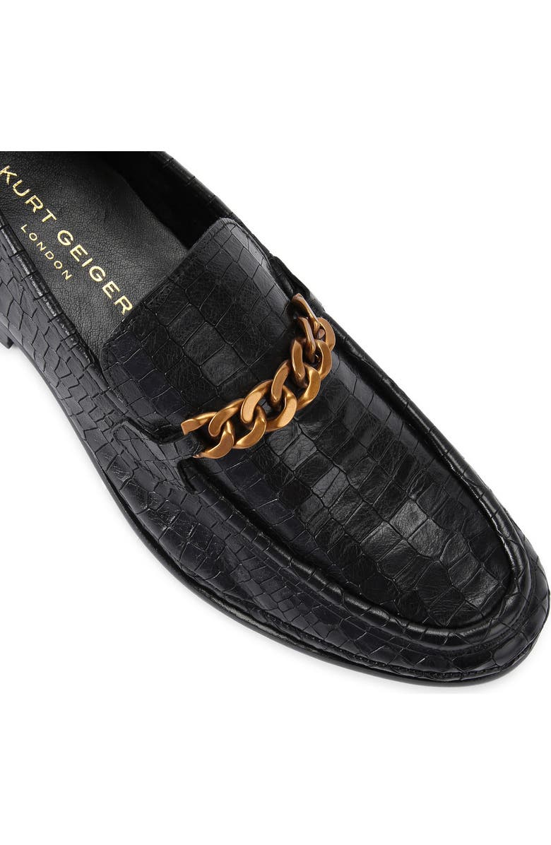 Kurt Geiger London Luca Croc Embossed Loafer, Alternate, color,