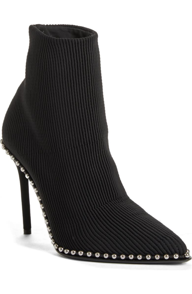 Alexander Wang Eri Studded Sock Bootie, Main, color,