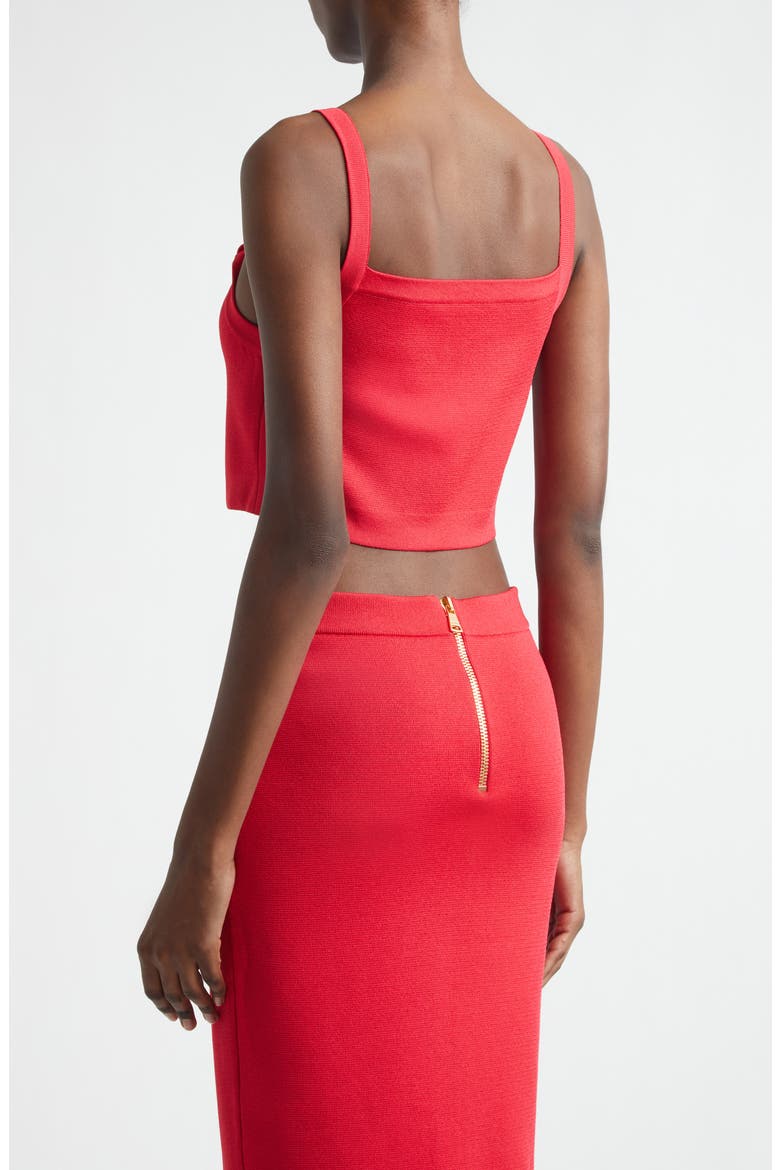 Three Button Knit Tank, Alternate, color, FUCHSIA