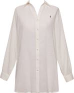 Polo Ralph Lauren Boyfriend Long Sleeve Cover-Up Tunic