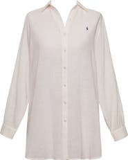 Polo Ralph Lauren Boyfriend Long Sleeve Cover-Up Tunic