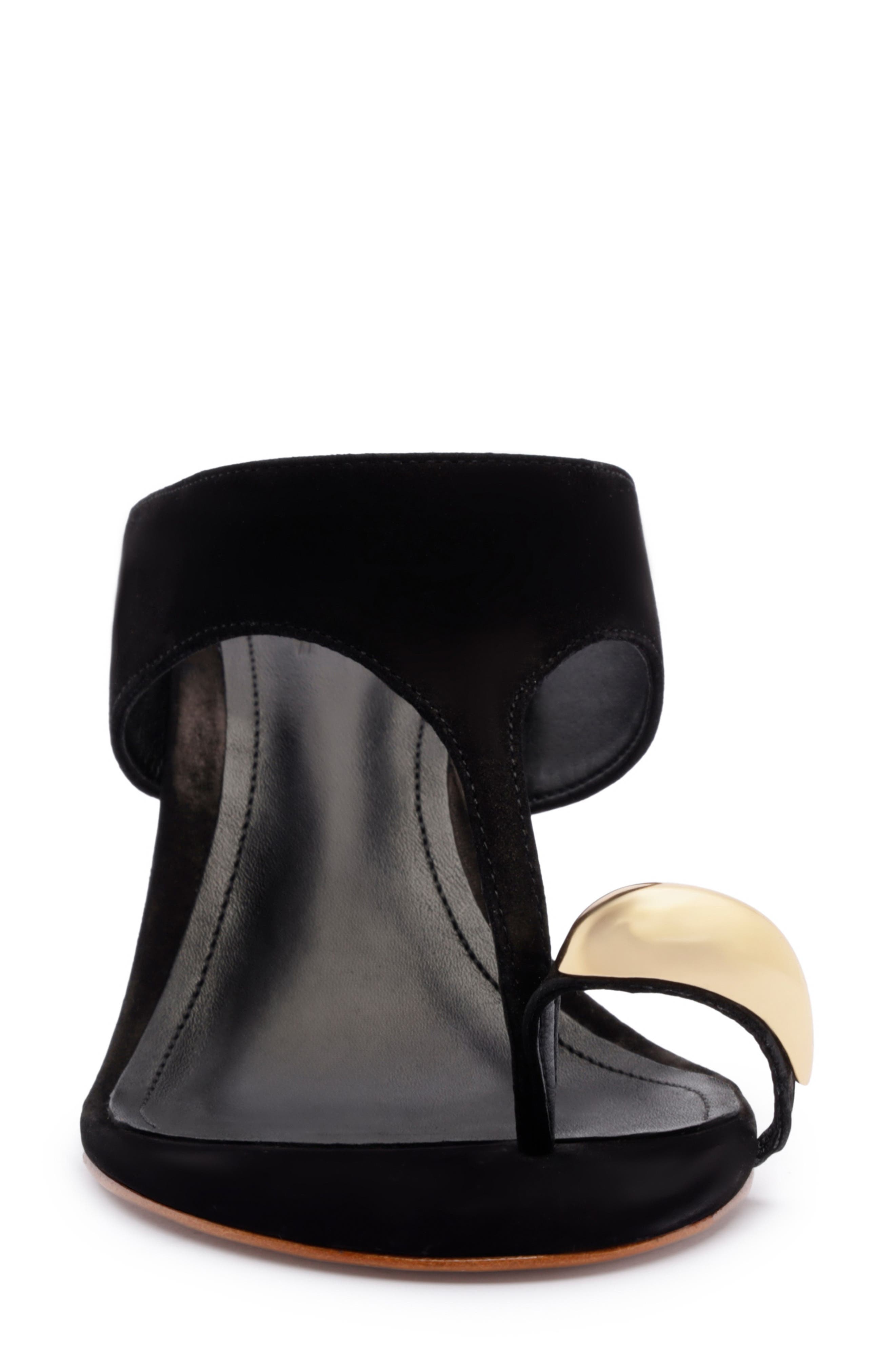 Schutz Maisie <br />Kitten Heel Slide Sandal, Alternate, color, Black