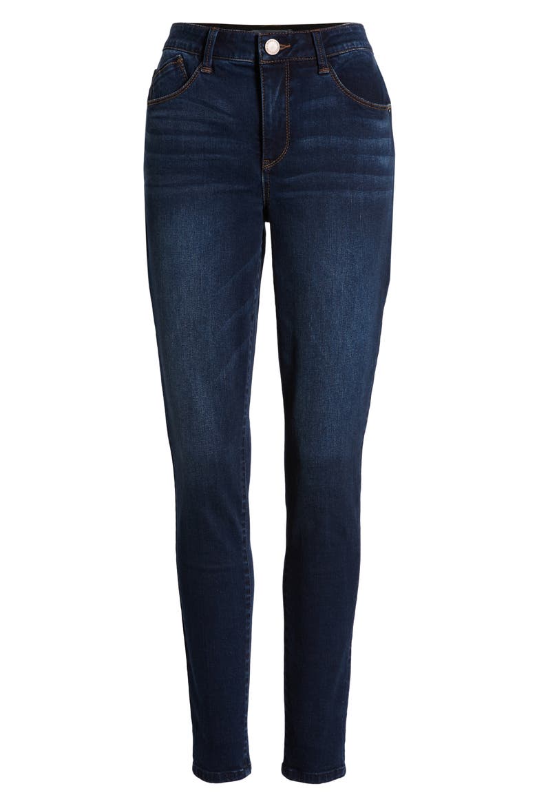 Ab-Solution High Waist Skinny Jeans (Nordstrom Exclusive), Alternate, color, IN- INDIGO