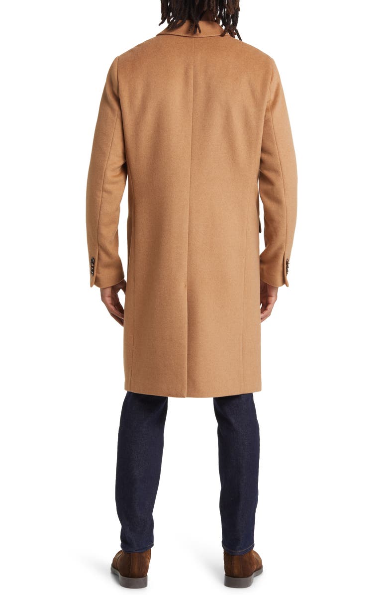Scotch & Soda Classic Recycled Polyester & Wool Overcoat, Alternate, color, 
