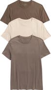 AllSaints 3-Pack Cotton Crew T-Shirt