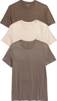 AllSaints 3-Pack Cotton Crew T-Shirt