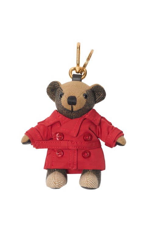 Burberry Thomas Bear Charm In Red