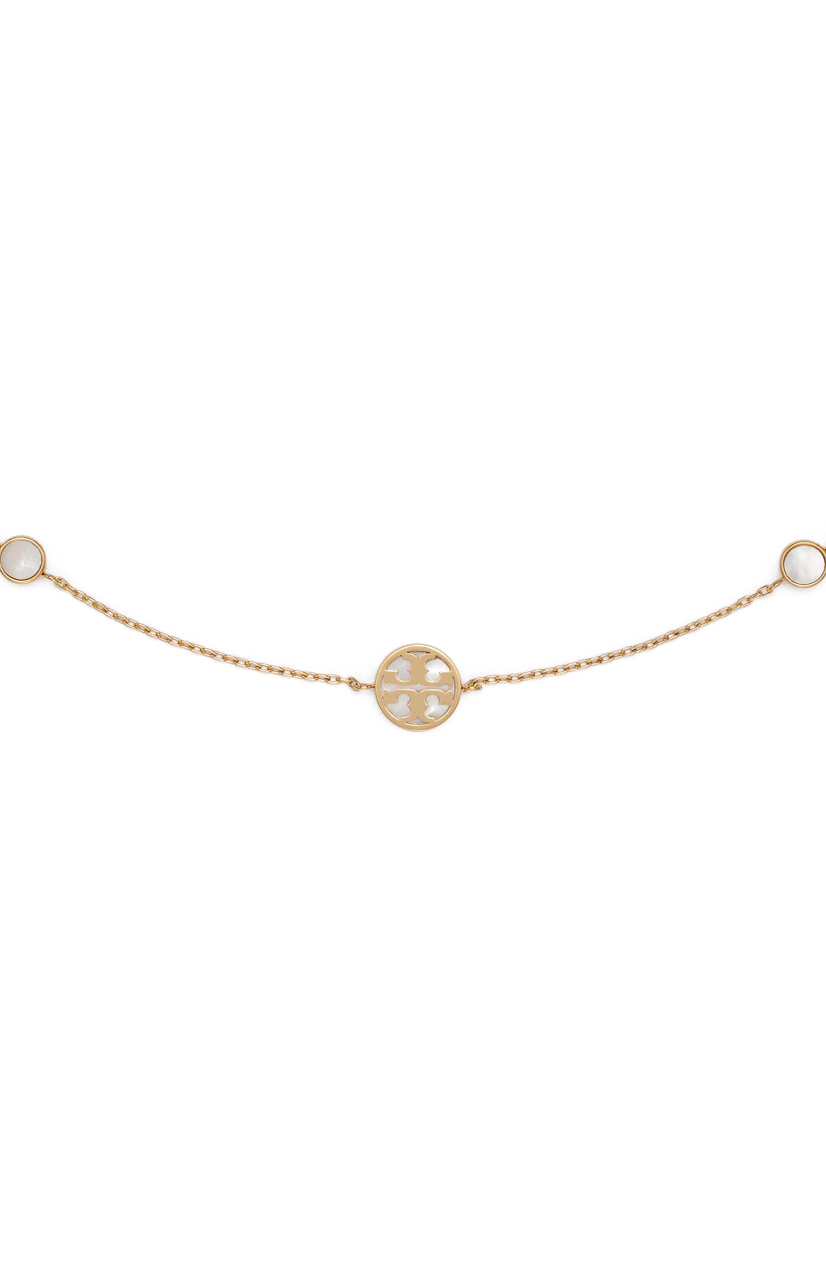Tory Burch Icon Mother of Pearl Necklace (Women) | Nordstrom