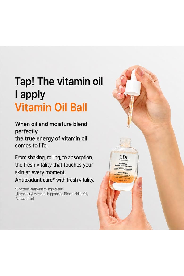 Hydrating Oil Serum with Propolis Sea Buckthorn Golden Drop 30mL, Alternate, color, Gold Yellow