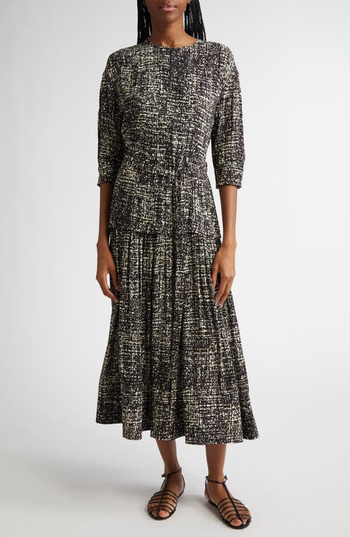 PROENZA SCHOULER PROENZA SCHOULER HARLOW PRINT BELTED DRESS