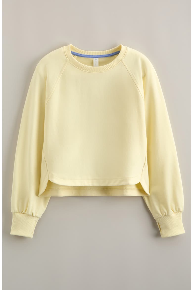 Kids' Practice Terry Pullover Sweatshirt, Main, color, YELLOW FROST