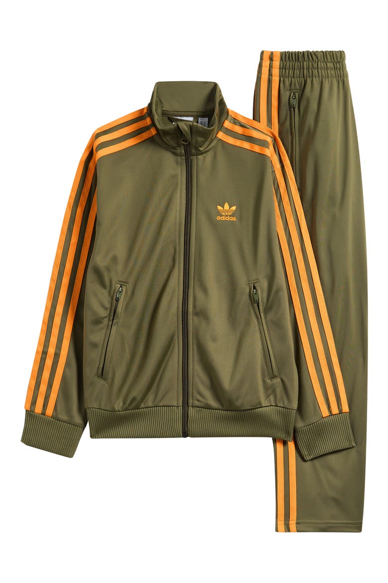 Kids' Firebird Recycled Polyester Track Jacket & Pants Set, Main, color, FOCUS OLIVE