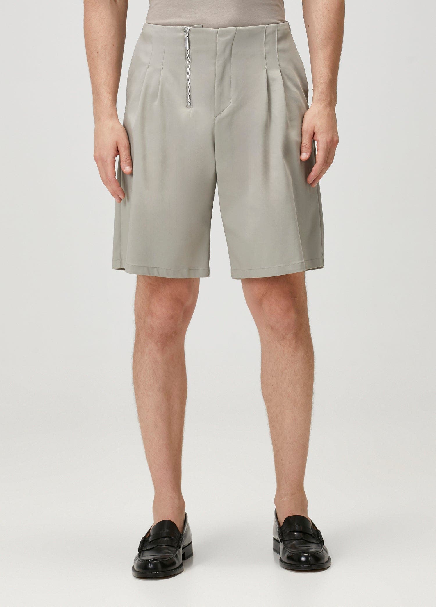 Cotton Woven Short With Zip - image 2