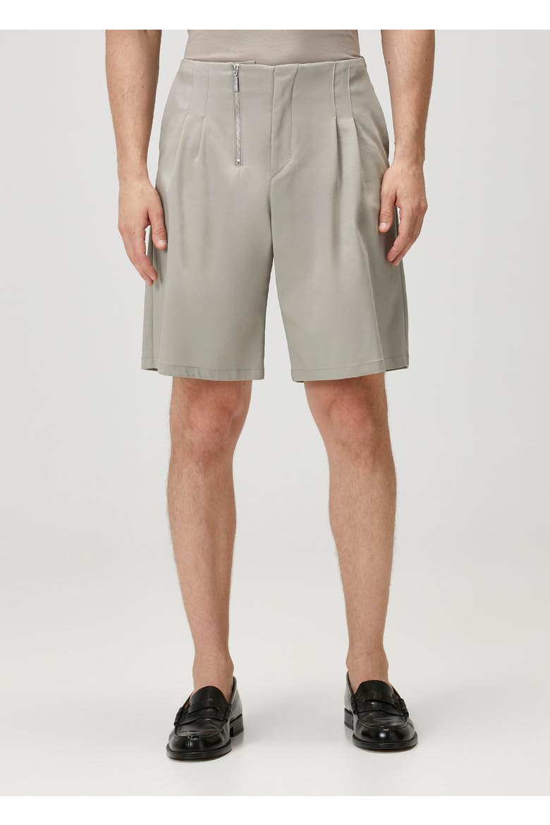 Cotton Woven Short With Zip, Alternate, color, beige
