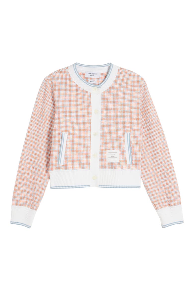 Tweed Cardigan Jacket, Alternate, color, ORANGE
