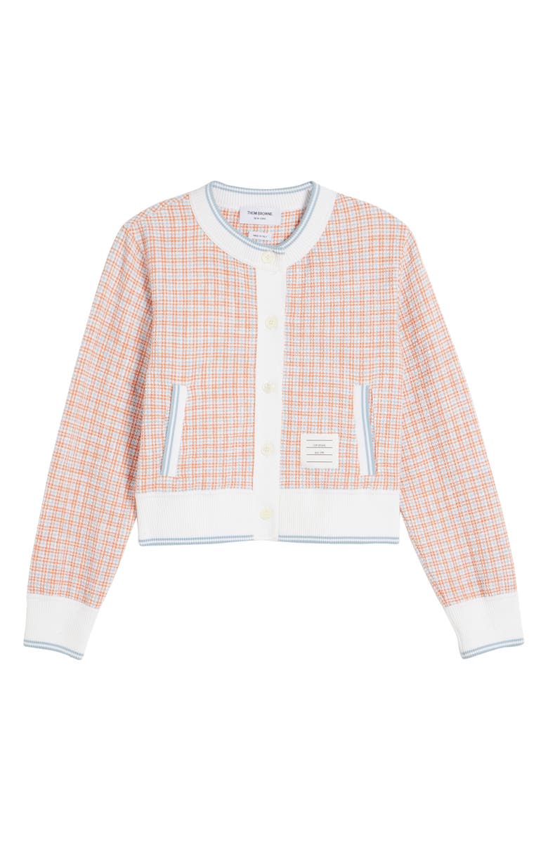 Thom Browne Tweed Cardigan Jacket, Alternate, color,