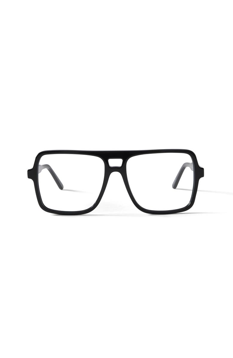French Kiwis Eyewear Dallas Reading Glasses, Main, color, Black